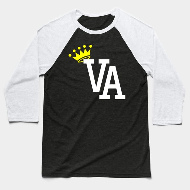 King Of Virginia Baseball T-Shirt by airealapparel